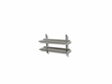 2 console étageres - ristopro - - inox aisi430 1200x300x40mm