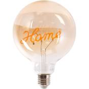 Ampoule décorative à filament home E27 G125 - 4W - 2200K - Blanc Chaud