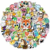 Autocollants Animal Crossing, 100 autocollants de jeu populaires Animal Crossing New Horizons Stickers pour bouteille d'eau pour ordinateur portable,