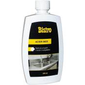 BISTRO - Bistro inox acier crème 250ml