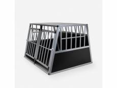 Caisse de transport double pour chien cage rigide en