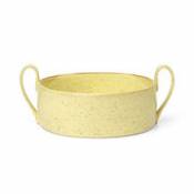 Coupe Flow / Ø 25 cm - Porcelaine - Ferm Living jaune en céramique