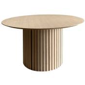 Ebuy24 - Linley table de salle à manger Ø120cm plaqué chêne.