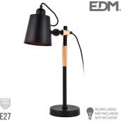 EDM - E3/32114 Flexo Simple E27 Negro