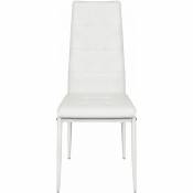Haloyo - 2 Ensemble de chaises de salle à manger, ensemble de chaises à dossier haut, chaise de salle à manger, chaise de cuisine, chaises de salle à