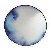 Miroir 110 cm Aquarelle bleue-violet Francis - Petite