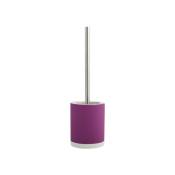 MSV - Brosse wc avec support Céramique cagliari Violet Violet