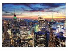 Papier peint intissé panoramique new york ville 368x254 cm chambre salon photo non tissé muraux trompe l'oei