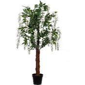 Plantasia - Arbre artificiel glycine 120 cm, 756 feuilles,