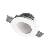 Silamp - Support Spot GU10 led Rond Blanc Ø120mm +