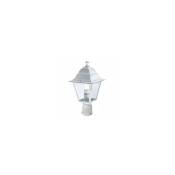 Support de lampe en aluminium moulé avec diffuseurs en verre transparent, 60 mm de diamètre, hauteur maximale de la lampe 170 mm, alimentation 230 v