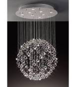 Suspension Colorado Medium Sphere 8 Ampoules chrome poli/cristal