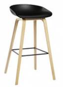 Tabouret de bar About a stool AAS 32 / H 75 cm - Plastique