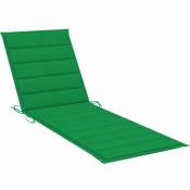 Vidaxl - Coussin de chaise longue Vert 200x60x3 cm