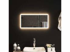 Vidaxl miroir de salle de bain à led 60x30 cm