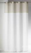 Voilage effet lin bi-ton tamisant - Beige - 140 x 240 cm
