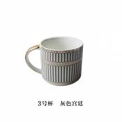 Winpavo Mugs Tasses Tasse À Café en Porcelaine Empilable