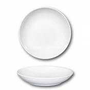 Assiette à couscous porcelaine blanche - D 26 cm -