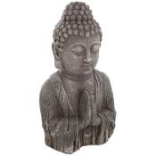 Atmosphera - Statuette Bouddha buste effet bois H48cm
