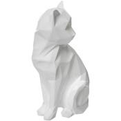 Atmosphera - Statuette chat Delia blanc H20cm créateur