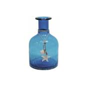 Aubry Gaspard - Vase petite bouteille en verre teinté