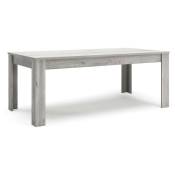 Azura Home Design - Table à manger extensible Elisa 160-210 cm chêne gris
