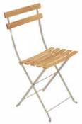 Chaise pliante Bistro / Bois - Fermob beige en bois