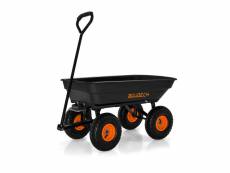 Chariot de jardin à main pour outils, basculement max. 250 kg