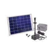 Esotec Kit pompe solaire bassin ou fontaine Siena LED