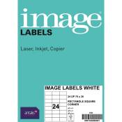 Étiquettes multi-usages adhésives - 70 x 36 mm - lot de 100 feuilles - Acto