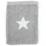Gant de toilette 16x21 STARS - Gris