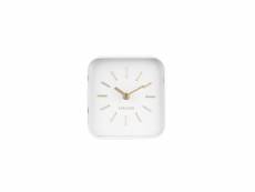 Horloge à poser squared - h. 15 cm - blanc