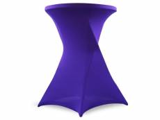 Housse violette de mange-debout 110x80 cm