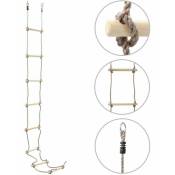 Lablanc - echelle de corde pour enfants 290 cm Bois