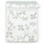 Linnea - Gant de toilette 16x21 vintage floral - Blanc