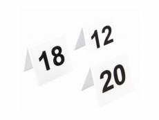 Lot de numéros de table en plastique olympia 11-20