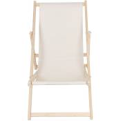 Melko chaise de plage pliante chaise de jardin en bois