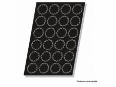 Moule flexipan® plaque silicone 24 mini gâteaux ronds - pujadas - - silicone x15mm
