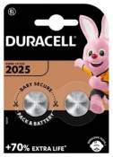 Pile bouton lithium Duracell 2025 lot de 2
