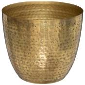 Pot Oasis métal doré D18cm - Atmosphera créateur