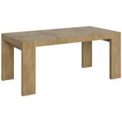 Table rectangulaire extensible 160 à 264cm bois clair