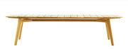 Table rectangulaire Knit / 263 x 110 cm - Teck - Ethimo bois naturel en bois