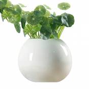 Vase en Céramique Décoration Salon Décoration Créatif Blanc Moderne (Color : Blanc, Size : Small)