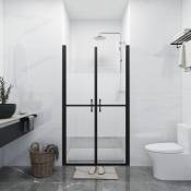 Vidaxl - Porte de douche esg demi-dépoli (83-86)x190 cm