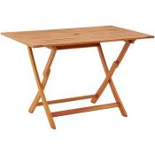 Vidaxl - Table pliable de jardin 120x70x75 cm Bois d'eucalyptus solide