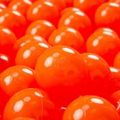300 ∅ 7Cm Balles Colorées Plastique Pour Piscine Enfant Bébé Fabriqué En eu, Orange - orange - Kiddymoon