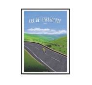 Affiche Cyclisme - Col de Peyresourde 40 x 60 cm