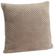Amadeus - Coussin + Housse Damier Taupe Taupe