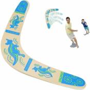 Boomerang, jouet de boomerang pour enfants, boomerang en bois pour commencer à tourner en forme de v, boomerang Flying Throw Outdoor Sport Toy, pour