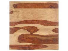 Dessus de table bois solide 25-27 mm 80x80 cm